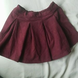 Abercrombie kids suede skirt